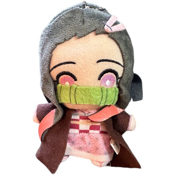 Nezuko Kamado Demon Slayer Plush Tomonui Vol.1 Chain Mascot BanPresto Bandai 6” - Picture 8 of 16
